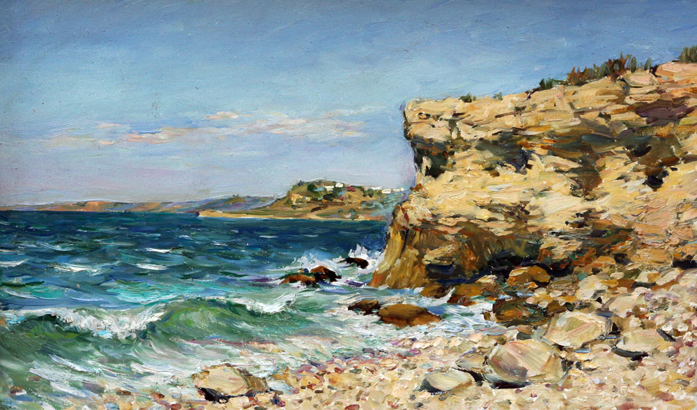 «Море біля Херсонеса» із серії «Втрачений рай». 2015. Полотно, олія